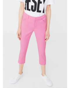 Pink Regular Fit 3/4th Trousers